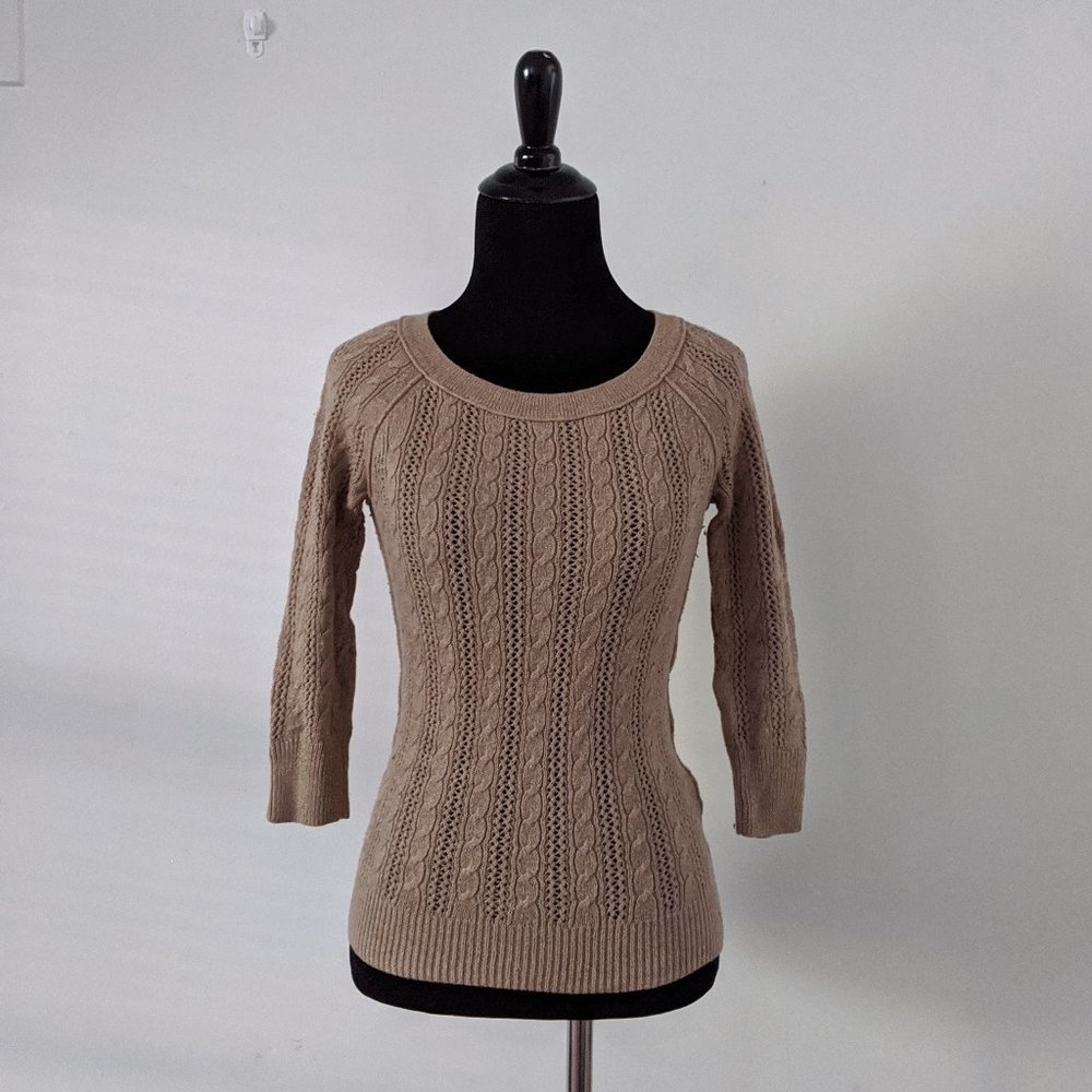American Eagle Cabled Sweater size XS